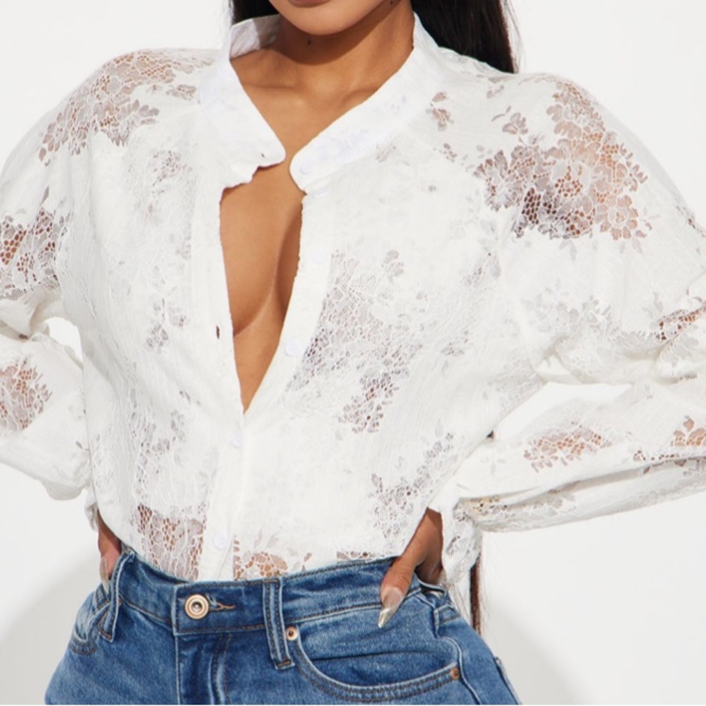 Fashion Nova Blouse Size S Used